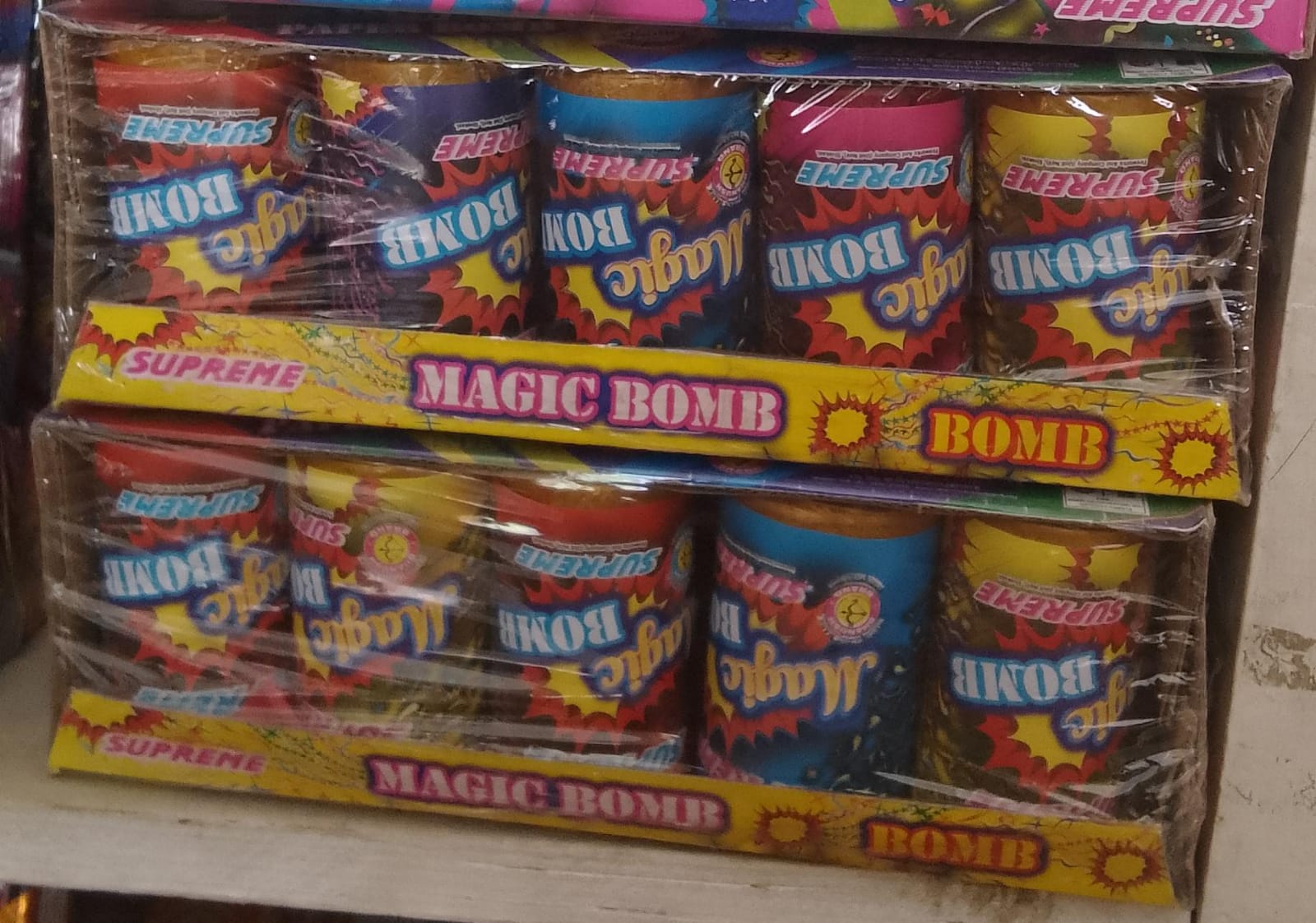 inba Crackers Thunder Magic Paper Color bomb